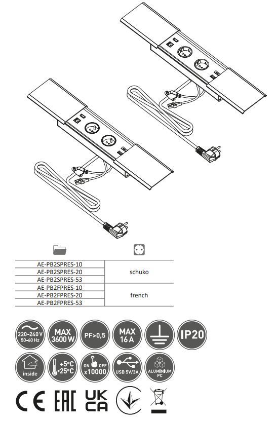 AE-PB2SPRES-20 - TDS