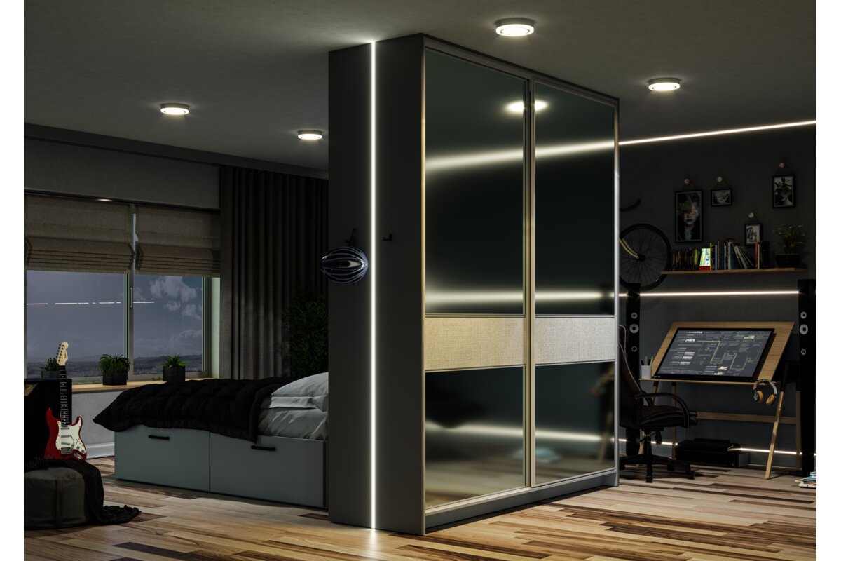 PROFIL KANALINE LED ALUMINI GLAX GTV