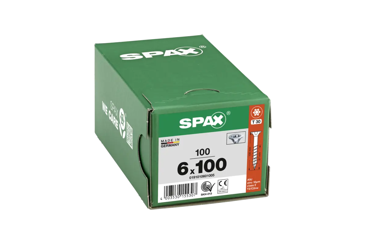 VIDA SPAX (koke e petezuar) 6*100 FILETIM PARCIAL *T30