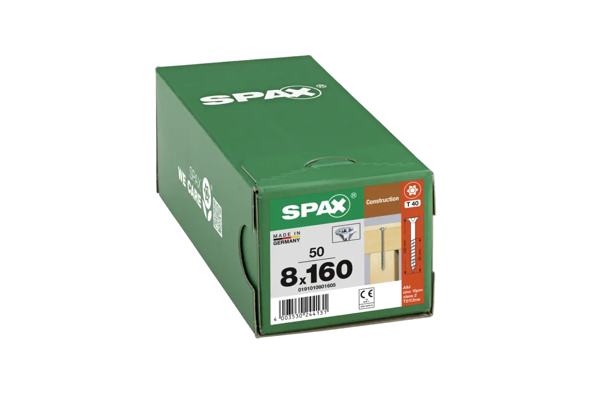 VIDA SPAX (koke e petezuar) 8*160 FILETIM PARCIAL *T40