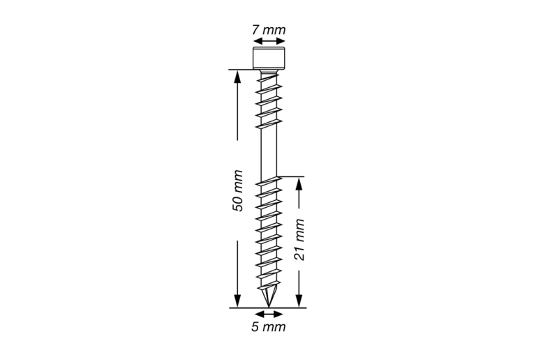 VIDA SPAX (decking) 5*50 SILVER *T25 thumbnail 5