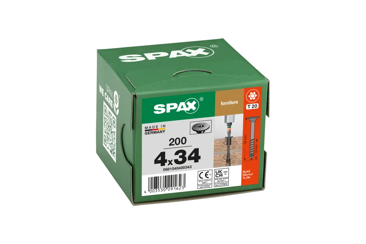 VIDA BASHKUESE SPAX 4X34 FILETIM PARCIAL E ZEZE*